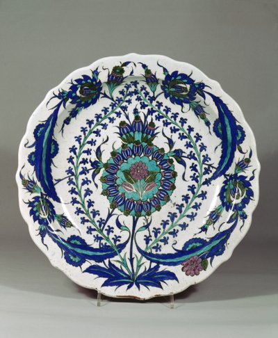Teller (Irdenware) von Joseph Theodore Deck